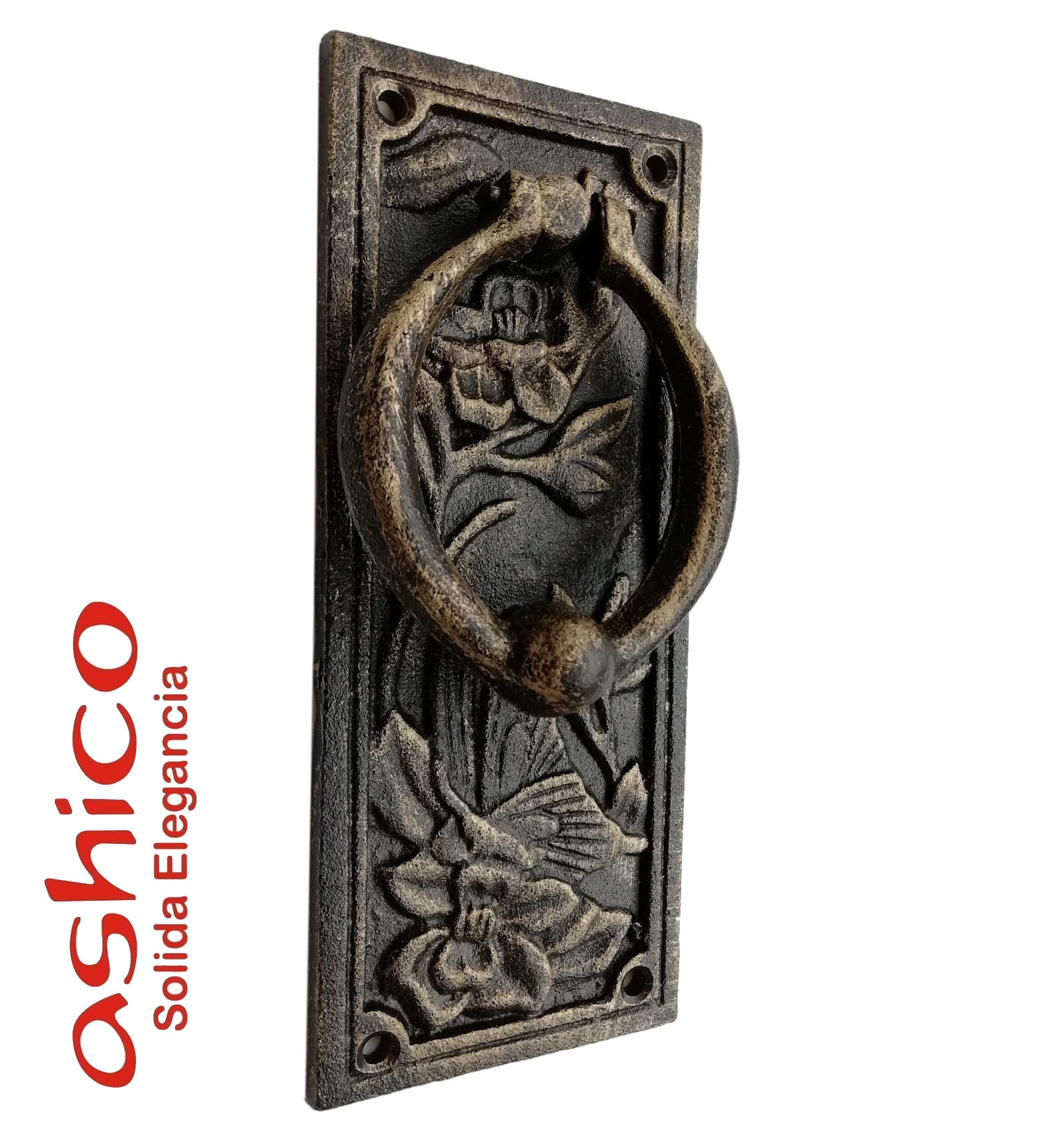 Llamador Hierro Floral Ashico