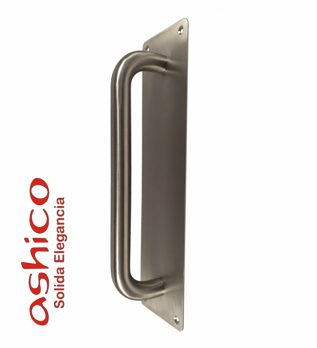 Jaladera de Puerta Principal Ashico Placa Cuad