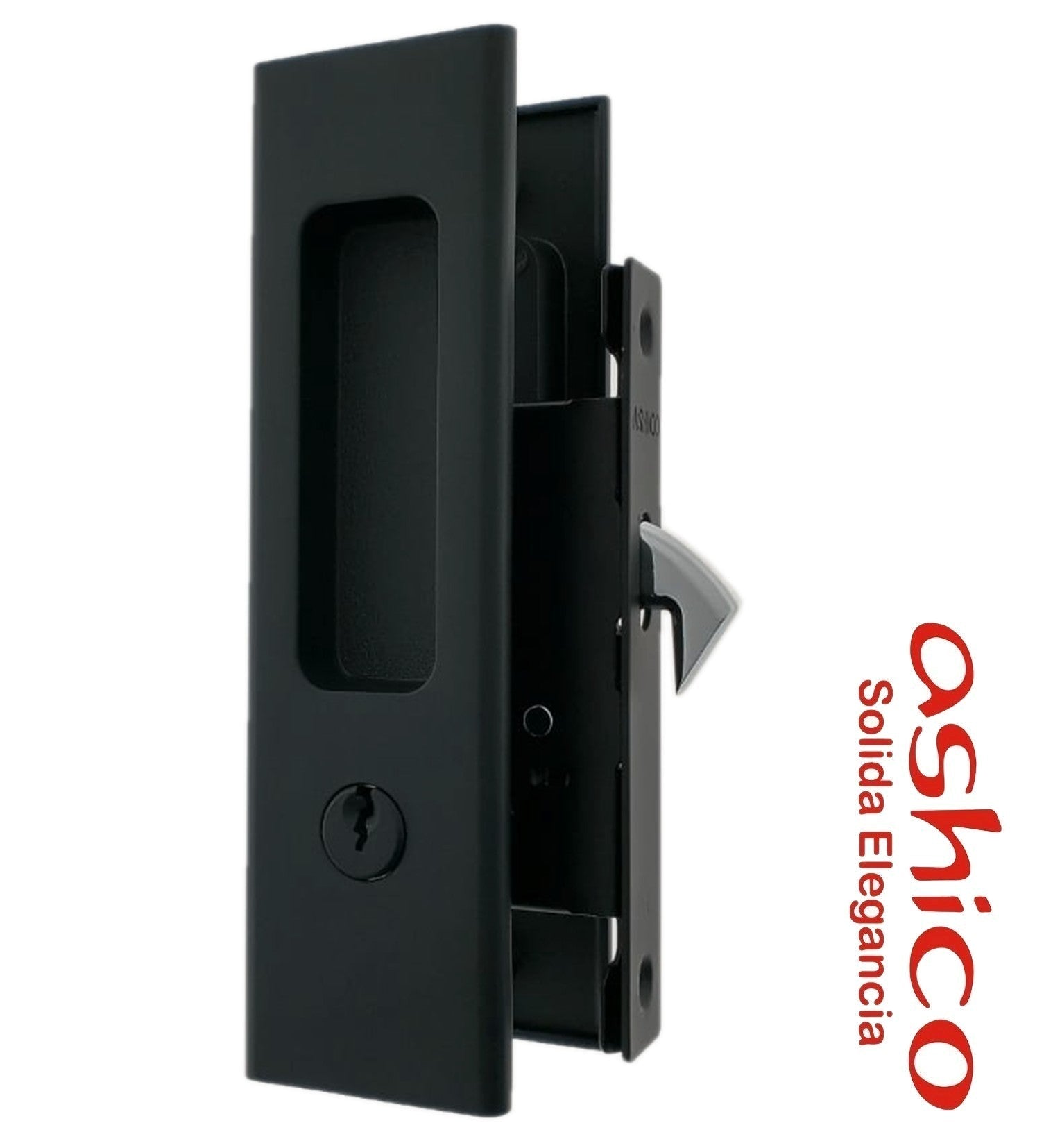 Cerradura de Closet Cuadrada Negro